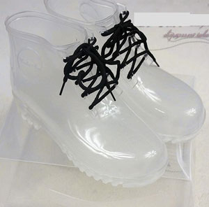 k�� modas� transparan ayakkab� bot